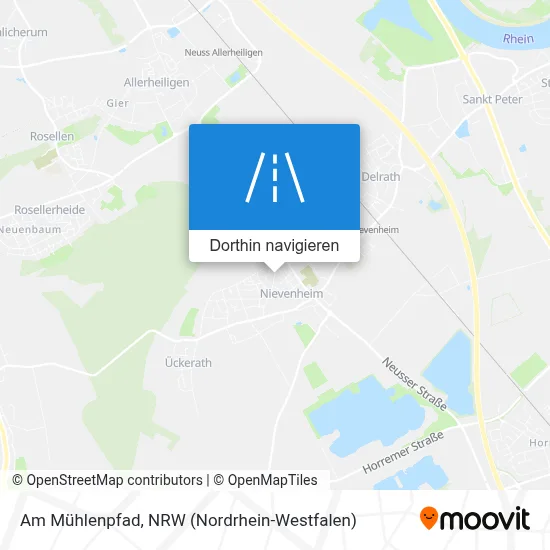 Am Mühlenpfad Karte