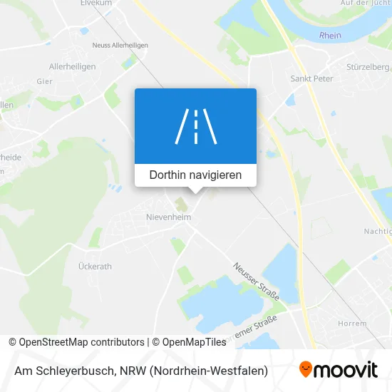 Am Schleyerbusch Karte