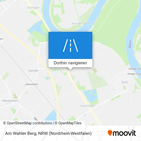 Am Wahler Berg Karte