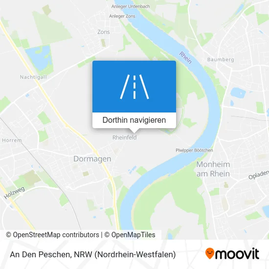 An Den Peschen Karte