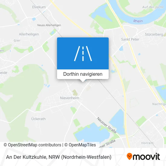 An Der Kultzkuhle Karte