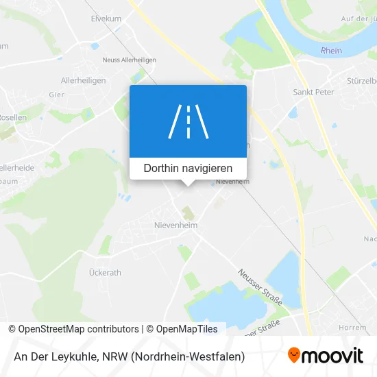 An Der Leykuhle Karte