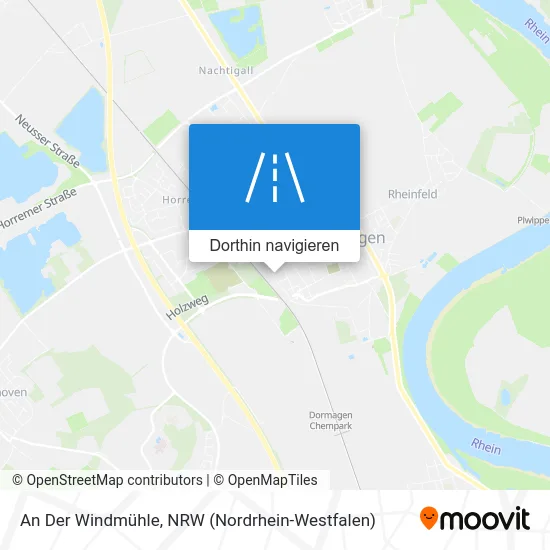 An Der Windmühle Karte