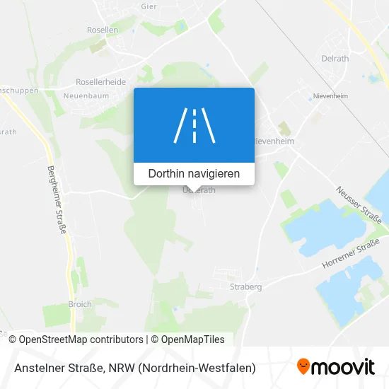 Anstelner Straße Karte