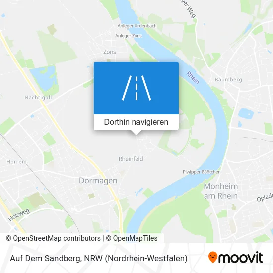 Auf Dem Sandberg Karte