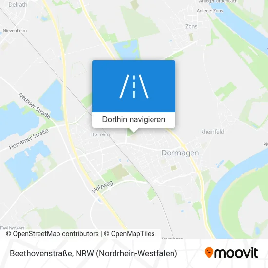 Beethovenstraße Karte