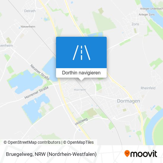 Bruegelweg Karte