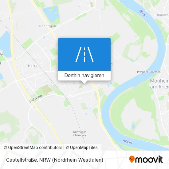 Castellstraße Karte