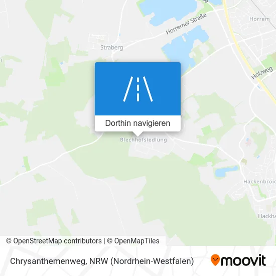 Chrysanthemenweg Karte