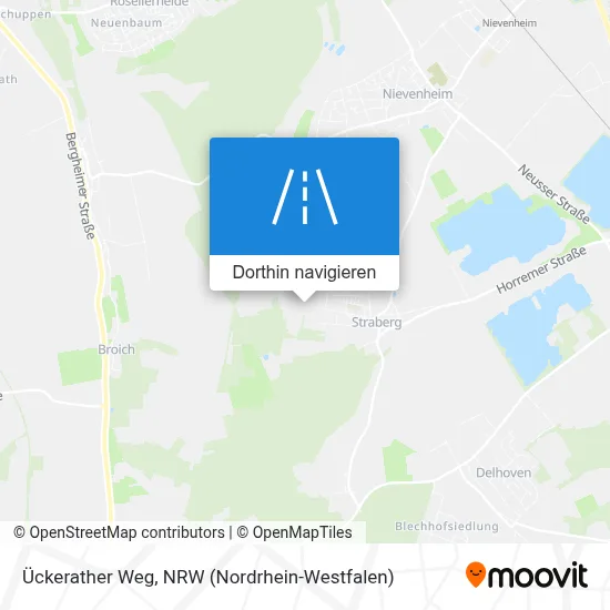 Ückerather Weg Karte