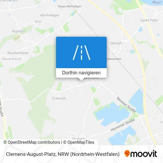 Clemens-August-Platz Karte