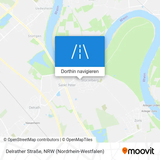 Delrather Straße Karte