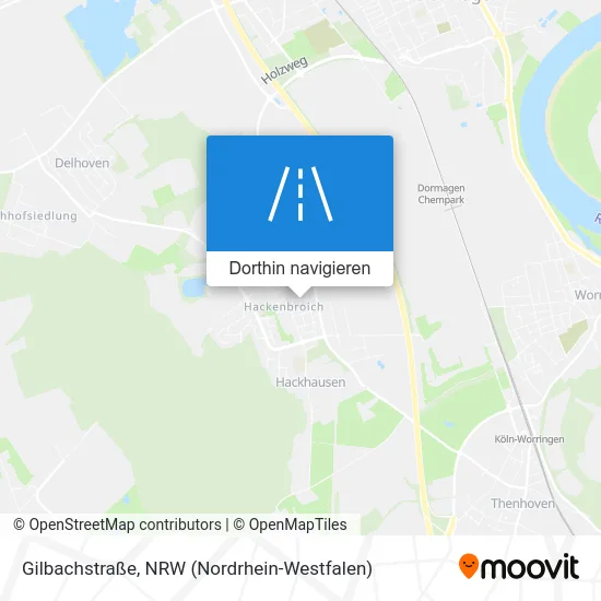 Gilbachstraße Karte