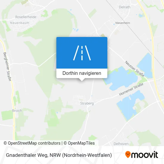Gnadenthaler Weg Karte