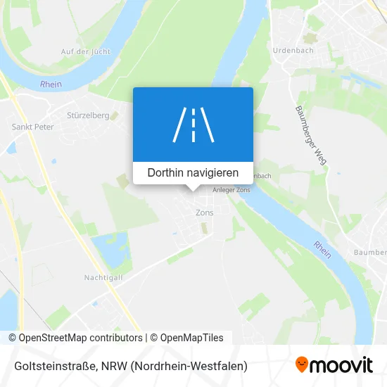 Goltsteinstraße Karte