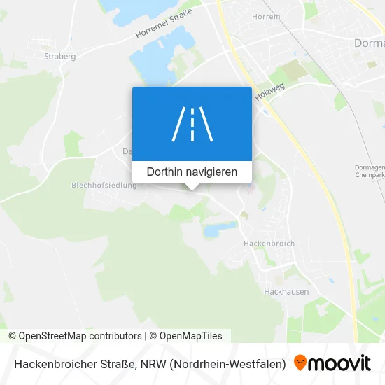 Hackenbroicher Straße Karte