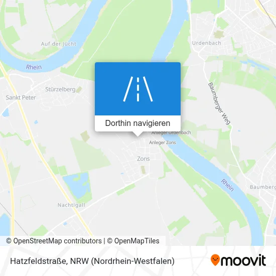 Hatzfeldstraße Karte