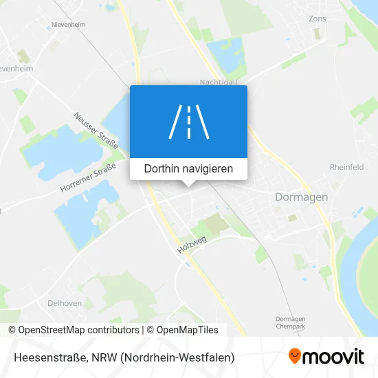 Heesenstraße Karte