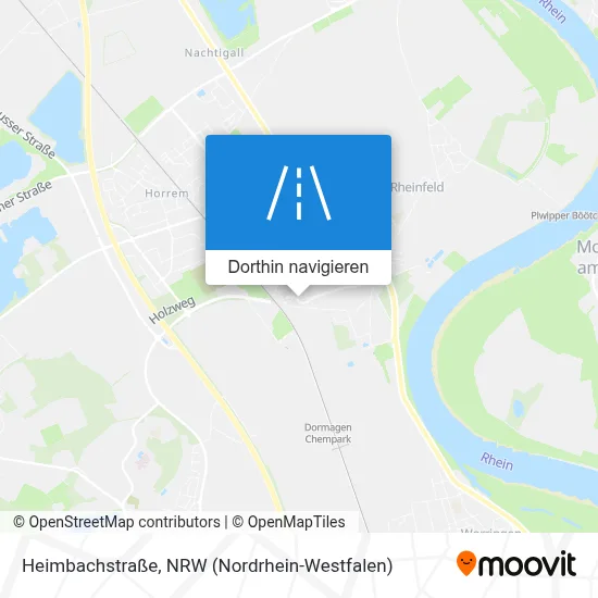 Heimbachstraße Karte