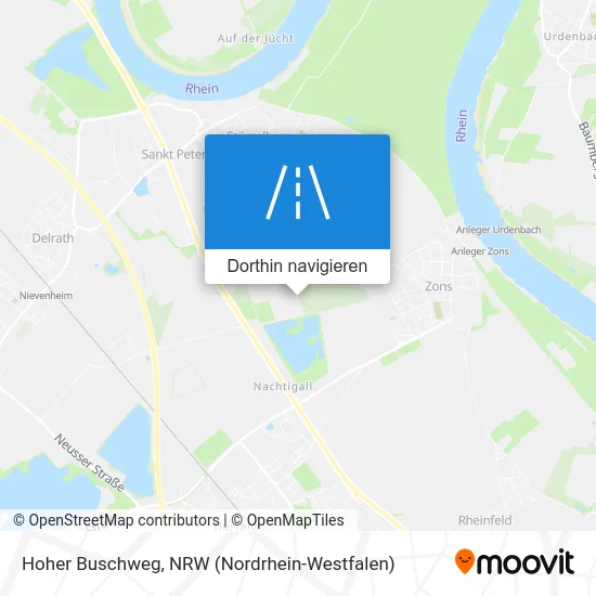 Hoher Buschweg Karte