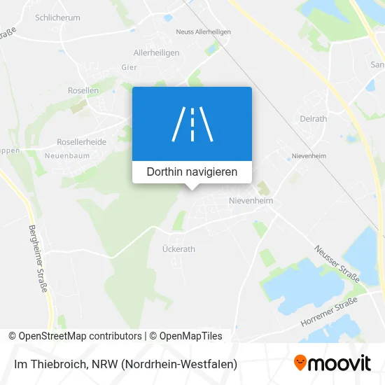 Im Thiebroich Karte