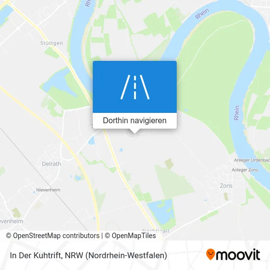 In Der Kuhtrift Karte