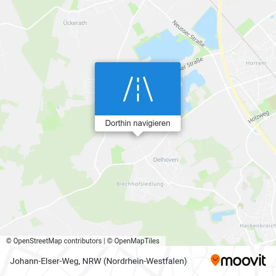 Johann-Elser-Weg Karte