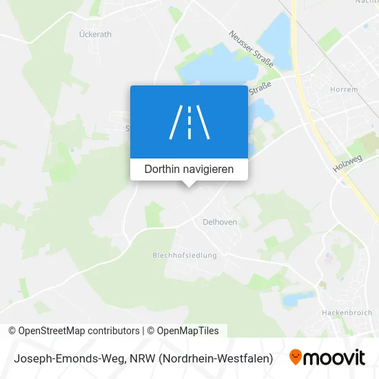 Joseph-Emonds-Weg Karte