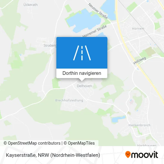 Kayserstraße Karte