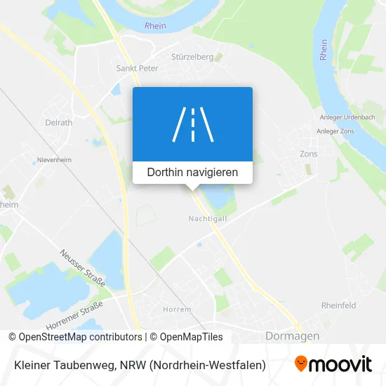 Kleiner Taubenweg Karte