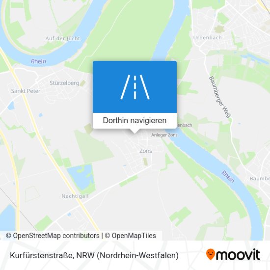 Kurfürstenstraße Karte