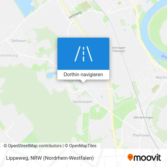Lippeweg Karte
