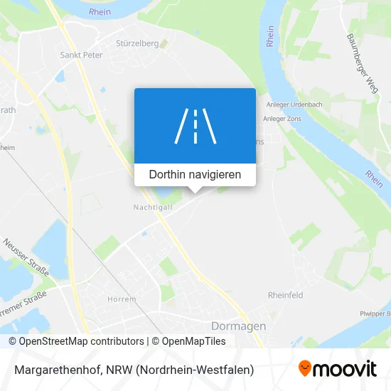 Margarethenhof Karte