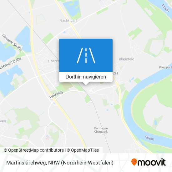 Martinskirchweg Karte