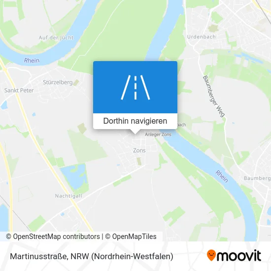 Martinusstraße Karte