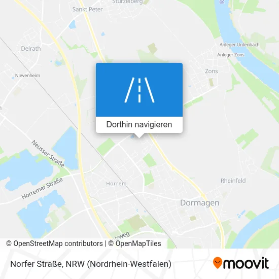 Norfer Straße Karte