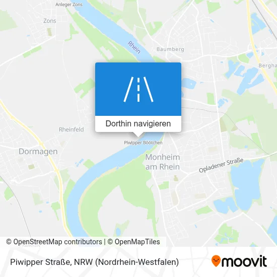 Piwipper Straße Karte