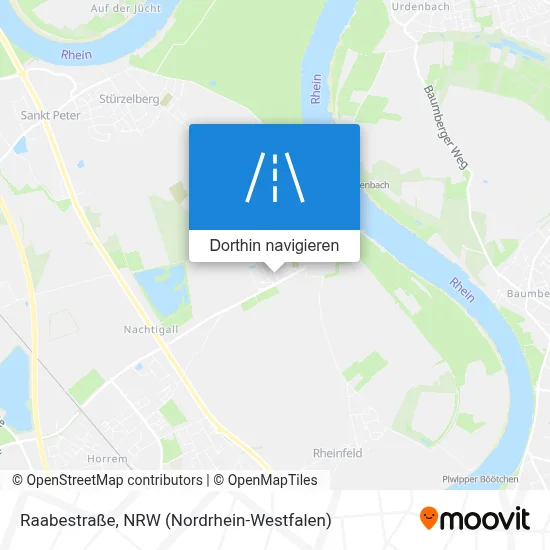 Raabestraße Karte
