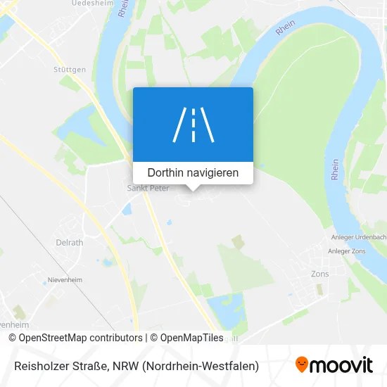 Reisholzer Straße Karte