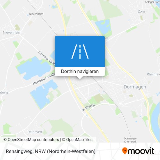 Rensingweg Karte