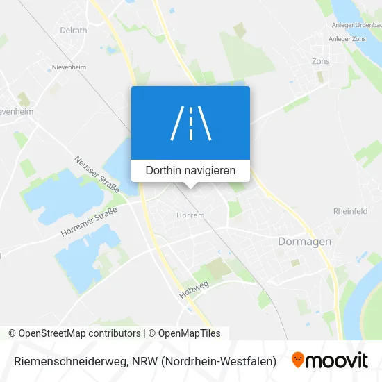 Riemenschneiderweg Karte