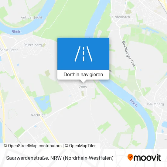 Saarwerdenstraße Karte