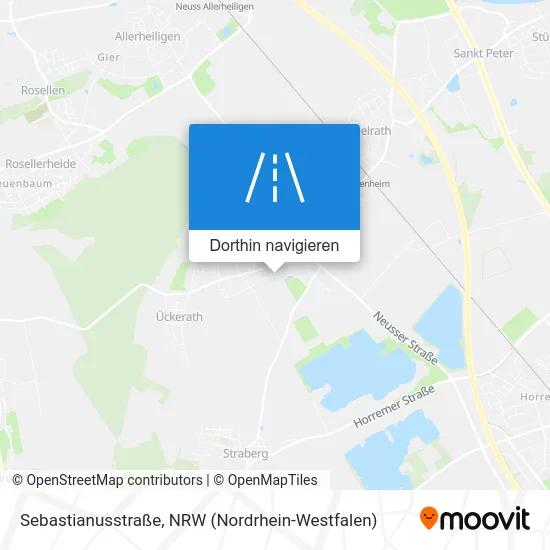 Sebastianusstraße Karte