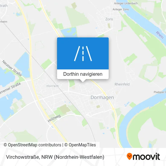 Virchowstraße Karte