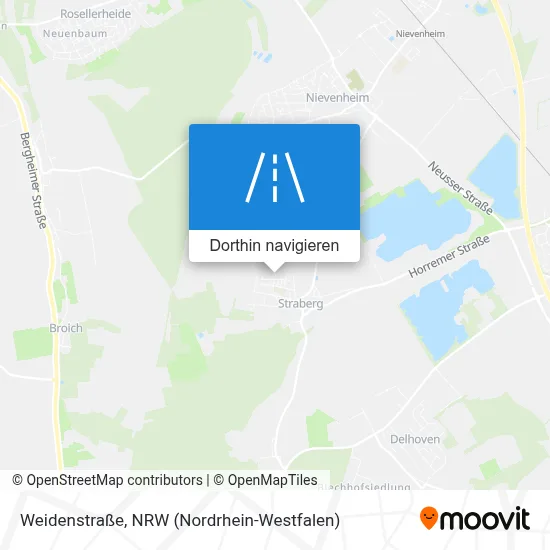 Weidenstraße Karte