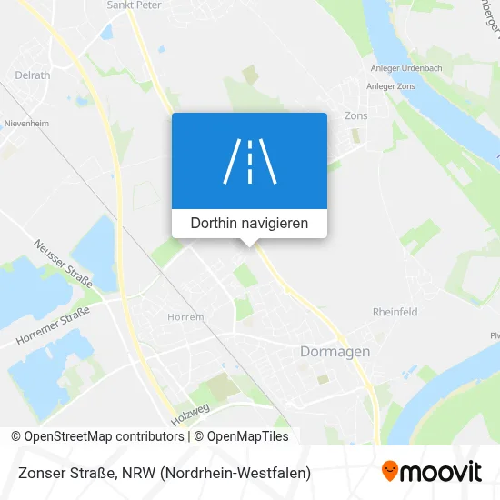 Zonser Straße Karte