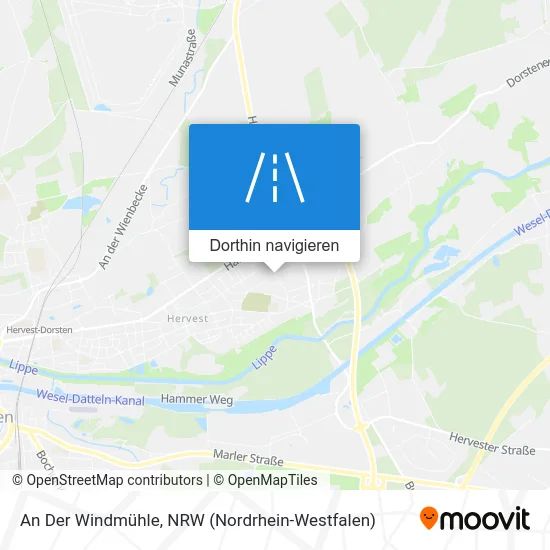 An Der Windmühle Karte