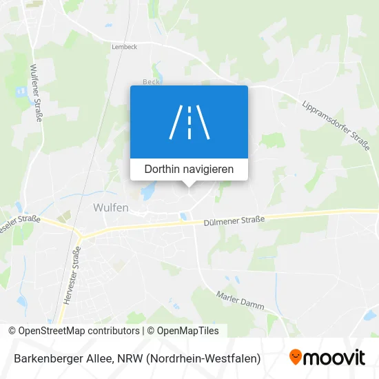 Barkenberger Allee Karte