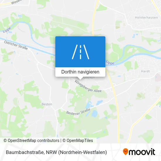 Baumbachstraße Karte