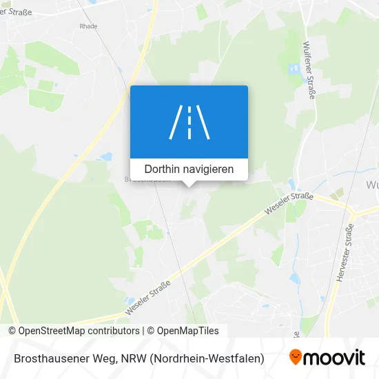 Brosthausener Weg Karte